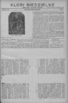 Kłosy Niedzielne: dodatek literacki i powieściowy do "Orędownika" 1912.04.28 Nr17