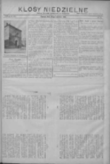 Kłosy Niedzielne: dodatek literacki i powieściowy do "Orędownika" 1912.06.23 Nr25