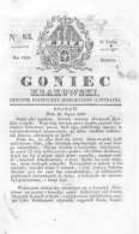 Goniec Krakowski: dziennik polityczny, historyczny i literacki. 1829.07.11 nr83