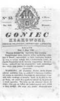 Goniec Krakowski: dziennik polityczny, historyczny i literacki. 1830.05.04 nr53