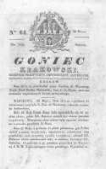 Goniec Krakowski: dziennik polityczny, historyczny i literacki. 1830.05.29 nr64