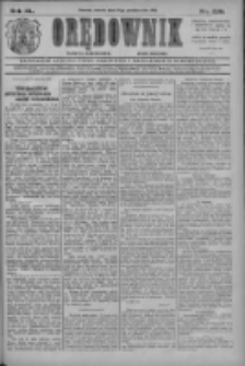 Orędownik: najstarsze ludowe pismo narodowe i katolickie w Wielkopolsce 1910.10.18 R.40 Nr239