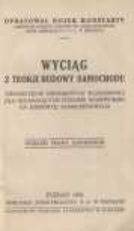 Wyciąg z teorji budowy samochodu : streszczenie niezbędnych wiadomości dla składających egzamin wojewódzki na kierowcę samochodowego