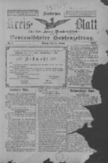 Amtliches Kreis-Blatt f&uuml;r den Kreis Neutomischel: zugleich Neutomischeler Hopfenzeitung 1897.01.15 Nr5