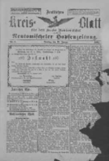 Amtliches Kreis-Blatt f&uuml;r den Kreis Neutomischel: zugleich Neutomischeler Hopfenzeitung 1897.01.19 Nr6