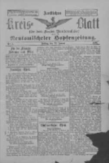 Amtliches Kreis-Blatt f&uuml;r den Kreis Neutomischel: zugleich Neutomischeler Hopfenzeitung 1897.01.22 Nr7