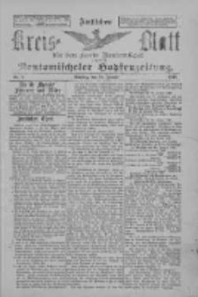 Amtliches Kreis-Blatt f&uuml;r den Kreis Neutomischel: zugleich Neutomischeler Hopfenzeitung 1897.01.26 Nr8