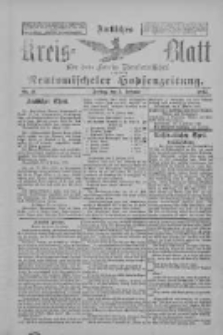 Amtliches Kreis-Blatt f&uuml;r den Kreis Neutomischel: zugleich Neutomischeler Hopfenzeitung 1897.02.05 Nr11