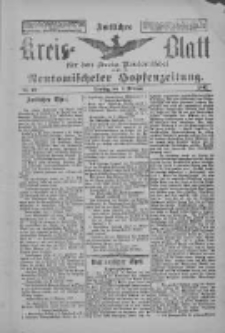 Amtliches Kreis-Blatt f&uuml;r den Kreis Neutomischel: zugleich Neutomischeler Hopfenzeitung 1897.02.09 Nr12