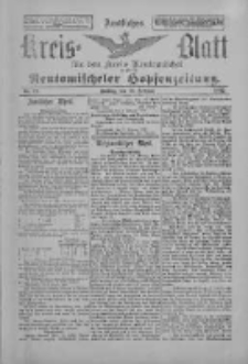 Amtliches Kreis-Blatt f&uuml;r den Kreis Neutomischel: zugleich Neutomischeler Hopfenzeitung 1897.02.12 Nr13