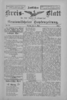 Amtliches Kreis-Blatt f&uuml;r den Kreis Neutomischel: zugleich Neutomischeler Hopfenzeitung 1897.04.16 Nr31