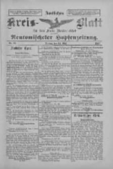 Amtliches Kreis-Blatt f&uuml;r den Kreis Neutomischel: zugleich Neutomischeler Hopfenzeitung 1897.05.14 Nr38