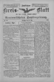 Amtliches Kreis-Blatt f&uuml;r den Kreis Neutomischel: zugleich Neutomischeler Hopfenzeitung 1897.05.18 Nr39