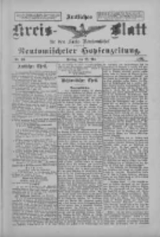 Amtliches Kreis-Blatt f&uuml;r den Kreis Neutomischel: zugleich Neutomischeler Hopfenzeitung 1897.05.21 Nr40