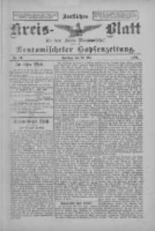 Amtliches Kreis-Blatt f&uuml;r den Kreis Neutomischel: zugleich Neutomischeler Hopfenzeitung 1897.05.25 Nr41
