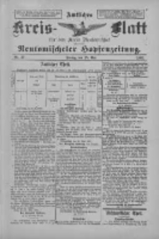 Amtliches Kreis-Blatt f&uuml;r den Kreis Neutomischel: zugleich Neutomischeler Hopfenzeitung 1897.05.28 Nr42