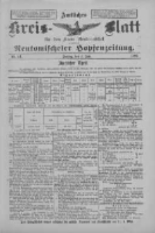Amtliches Kreis-Blatt f&uuml;r den Kreis Neutomischel: zugleich Neutomischeler Hopfenzeitung 1897.06.04 Nr44