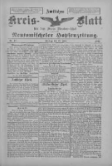 Amtliches Kreis-Blatt f&uuml;r den Kreis Neutomischel: zugleich Neutomischeler Hopfenzeitung 1897.06.18 Nr47