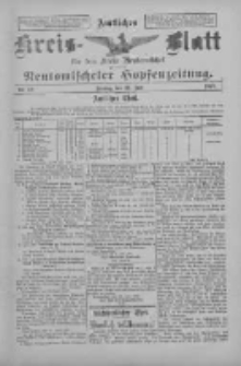 Amtliches Kreis-Blatt f&uuml;r den Kreis Neutomischel: zugleich Neutomischeler Hopfenzeitung 1897.07.30 Nr59