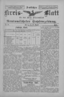 Amtliches Kreis-Blatt f&uuml;r den Kreis Neutomischel: zugleich Neutomischeler Hopfenzeitung 1897.08.20 Nr65