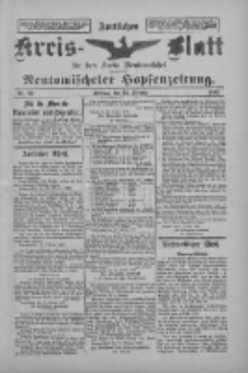 Amtliches Kreis-Blatt f&uuml;r den Kreis Neutomischel: zugleich Neutomischeler Hopfenzeitung 1897.10.22 Nr83