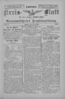 Amtliches Kreis-Blatt f&uuml;r den Kreis Neutomischel: zugleich Neutomischeler Hopfenzeitung 1897.10.29 Nr85