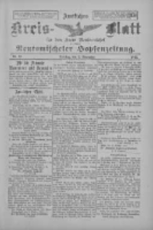 Amtliches Kreis-Blatt für den Kreis Neutomischel: zugleich Neutomischeler Hopfenzeitung 1897.11.02 Nr86