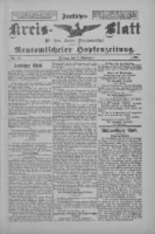 Amtliches Kreis-Blatt f&uuml;r den Kreis Neutomischel: zugleich Neutomischeler Hopfenzeitung 1897.11.05 Nr87