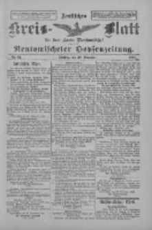 Amtliches Kreis-Blatt f&uuml;r den Kreis Neutomischel: zugleich Neutomischeler Hopfenzeitung 1897.11.30 Nr94