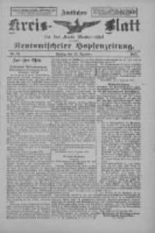 Amtliches Kreis-Blatt f&uuml;r den Kreis Neutomischel: zugleich Neutomischeler Hopfenzeitung 1897.12.10 Nr97