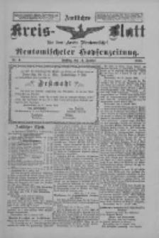 Amtliches Kreis-Blatt f&uuml;r den Kreis Neutomischel: zugleich Neutomischeler Hopfenzeitung 1898.01.14 Nr4