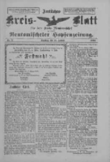 Amtliches Kreis-Blatt für den Kreis Neutomischel: zugleich Neutomischeler Hopfenzeitung 1898.01.18 Nr5