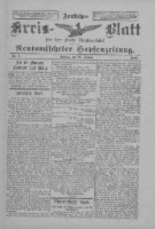 Amtliches Kreis-Blatt f&uuml;r den Kreis Neutomischel: zugleich Neutomischeler Hopfenzeitung 1898.01.28 Nr8