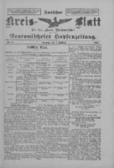 Amtliches Kreis-Blatt f&uuml;r den Kreis Neutomischel: zugleich Neutomischeler Hopfenzeitung 1898.02.01 Nr9