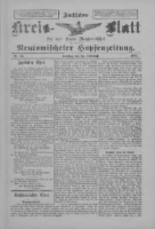 Amtliches Kreis-Blatt f&uuml;r den Kreis Neutomischel: zugleich Neutomischeler Hopfenzeitung 1898.02.15 Nr13