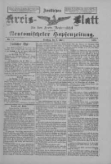 Amtliches Kreis-Blatt für den Kreis Neutomischel: zugleich Neutomischeler Hopfenzeitung 1898.03.01 Nr17