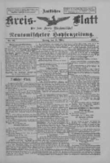 Amtliches Kreis-Blatt für den Kreis Neutomischel: zugleich Neutomischeler Hopfenzeitung 1898.03.18 Nr22