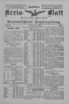 Amtliches Kreis-Blatt f&uuml;r den Kreis Neutomischel: zugleich Neutomischeler Hopfenzeitung 1898.04.01 Nr26