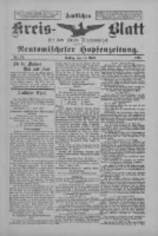 Amtliches Kreis-Blatt für den Kreis Neutomischel: zugleich Neutomischeler Hopfenzeitung 1898.04.15 Nr29