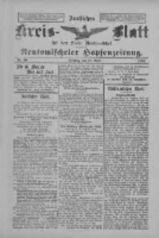 Amtliches Kreis-Blatt f&uuml;r den Kreis Neutomischel: zugleich Neutomischeler Hopfenzeitung 1898.04.19 Nr30