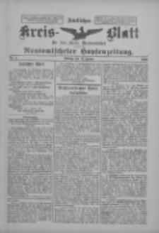 Amtliches Kreis-Blatt f&uuml;r den Kreis Neutomischel: zugleich Neutomischeler Hopfenzeitung 1899.01.13 Nr4