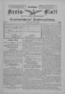 Amtliches Kreis-Blatt für den Kreis Neutomischel: zugleich Neutomischeler Hopfenzeitung 1899.01.20 Nr6