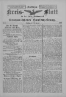Amtliches Kreis-Blatt für den Kreis Neutomischel: zugleich Neutomischeler Hopfenzeitung 1899.01.27 Nr8