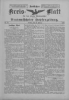 Amtliches Kreis-Blatt f&uuml;r den Kreis Neutomischel: zugleich Neutomischeler Hopfenzeitung 1899.02.14 Nr13