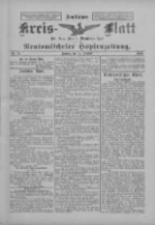 Amtliches Kreis-Blatt f&uuml;r den Kreis Neutomischel: zugleich Neutomischeler Hopfenzeitung 1899.02.24 Nr16