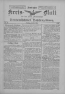 Amtliches Kreis-Blatt f&uuml;r den Kreis Neutomischel: zugleich Neutomischeler Hopfenzeitung 1899.03.14 Nr21