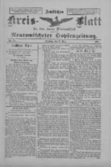 Amtliches Kreis-Blatt für den Kreis Neutomischel: zugleich Neutomischeler Hopfenzeitung 1898.05.03 Nr34