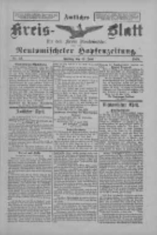 Amtliches Kreis-Blatt f&uuml;r den Kreis Neutomischel: zugleich Neutomischeler Hopfenzeitung 1898.06.17 Nr46