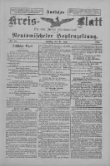 Amtliches Kreis-Blatt f&uuml;r den Kreis Neutomischel: zugleich Neutomischeler Hopfenzeitung 1898.06.24 Nr48