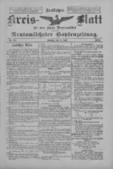 Amtliches Kreis-Blatt für den Kreis Neutomischel: zugleich Neutomischeler Hopfenzeitung 1898.07.08 Nr52
